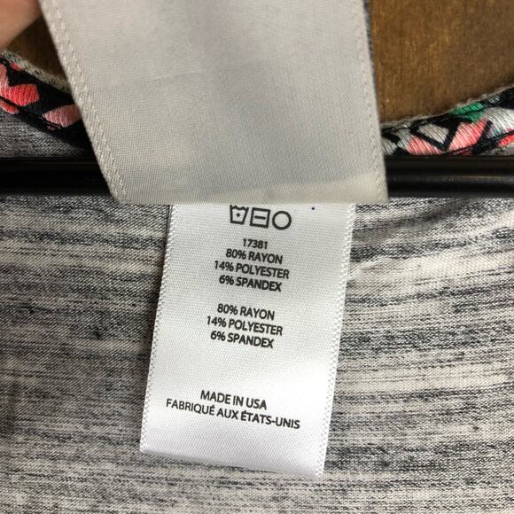 Anthropologie Dolan Womens Shirt Gray Tank Top Heathered Stretch Medium - Picture 5 of 10